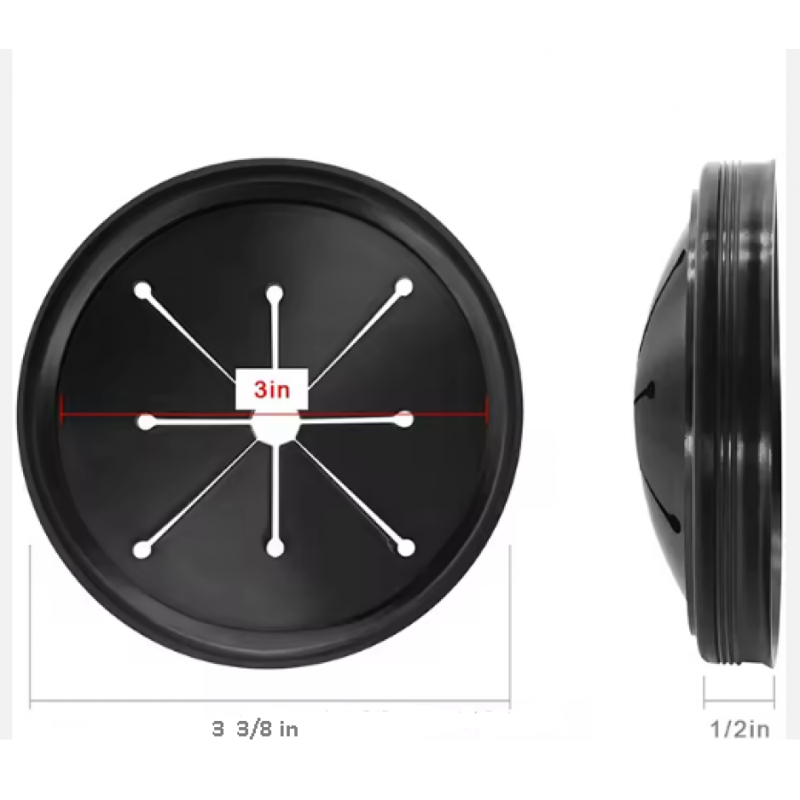Anti-splatter for LEOMIKAO food waste disposer (rubber screen)